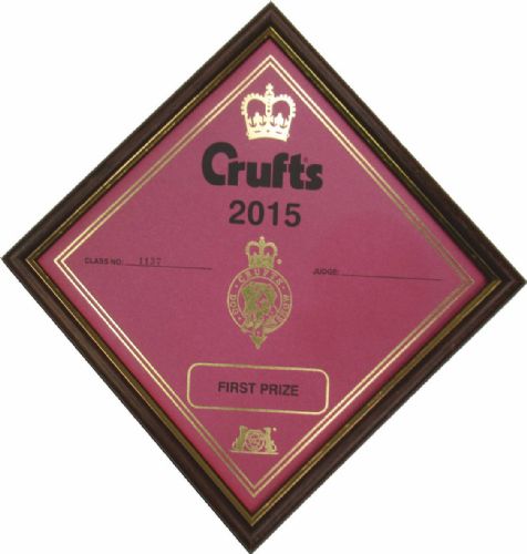 Crufts Prize Card Frame Frame